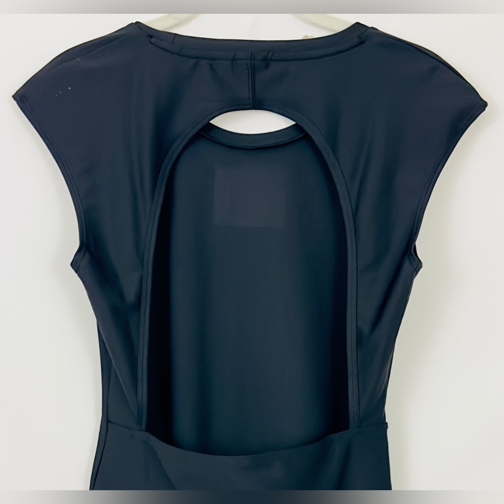PUMA -Crystal Galaxy Women's  Black Bodysuit with open back & snap crotc… - Picture 6 of 12